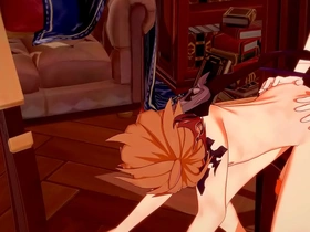 Gay manga and anime featuring big dick and bareback sex