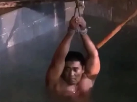Gay Asian men in sexual adventure on an island