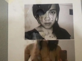 Homemade video with an Asian amateur and a facial ending