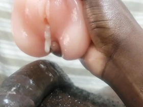 Solo masturbation with sex toys makes me cum hard.
