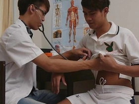Gay twink gets a thrilling medical exam from a horny doctor