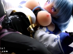 Anime-inspired love doll gets penetrated by multiple men